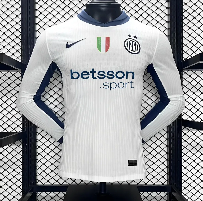 Inter Milan 2024/25 VISITANTE MANGA LARGA VERSION JUGADOR